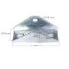 Photovoltaic bracket accessories, galvanized C-shaped steel connection parts, Angle codes, hot-dip galvanized triangular L-shaped, T-shaped cross right-angle supports Specification image